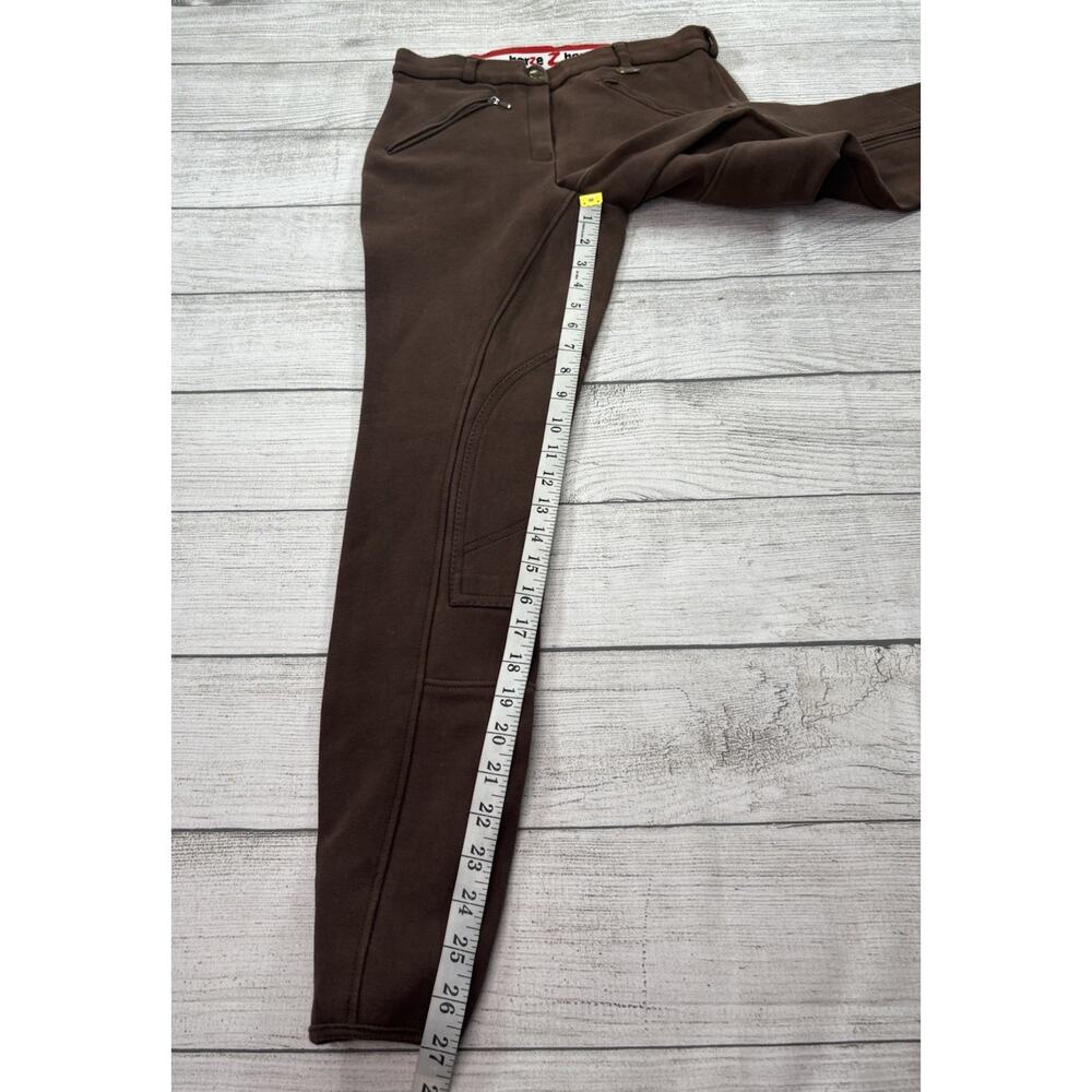 Horze Breeches Women’s Equestrian Horse Ride Tights Pants Cotton Blend Size 36 - Picture 4 of 8